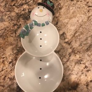 Hallmark Snowman Candy Dish Or Spoon Rest